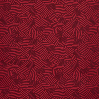 Stars Of Valor - Flag Texture Red Yardage
