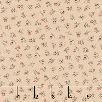 Cheddar & Coal III - Berries Beige Yardage