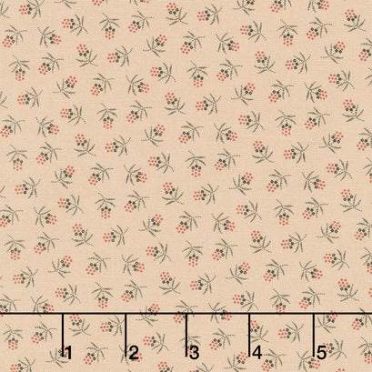 Cheddar & Coal III - Berries Beige Yardage