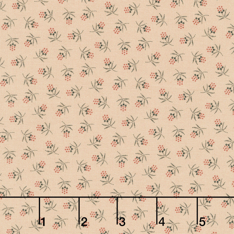 Cheddar & Coal III - Berries Beige Yardage