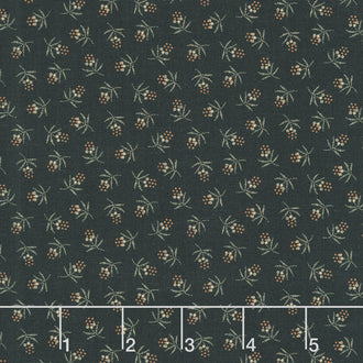Cheddar & Coal III - Berries Black Yardage