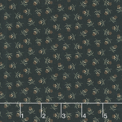 Cheddar & Coal III - Berries Black Yardage