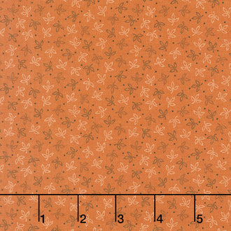 Cheddar & Coal III - Leaves Cheddar Yardage