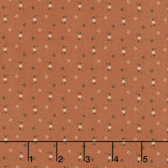 Cheddar & Coal III - Triangle Dots Cheddar Yardage