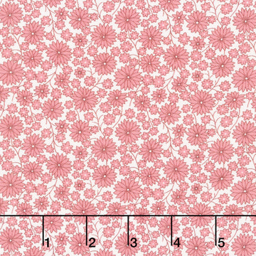 Aunt Grace Goes Scrappy - Garden Pink Yardage