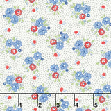 Aunt Grace Goes Scrappy - Floral Multi Yardage