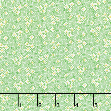 Aunt Grace Goes Scrappy - Daisy Green Yardage