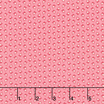 Aunt Grace Goes Scrappy - Triple Petal Pink Yardage