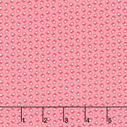 Aunt Grace Goes Scrappy - Triple Petal Pink Yardage