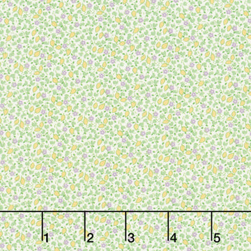 Aunt Grace Goes Scrappy - Ditsy Green Yardage