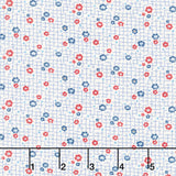 Aunt Grace Goes Scrappy - Grid Cream Yardage