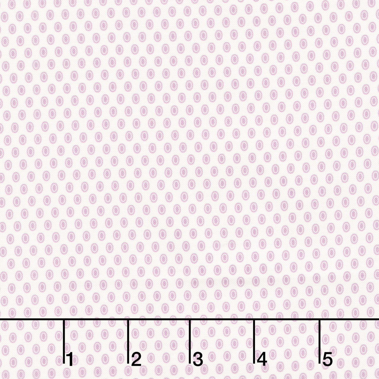 Aunt Grace Goes Scrappy - Oval Dots Lilac Yardage