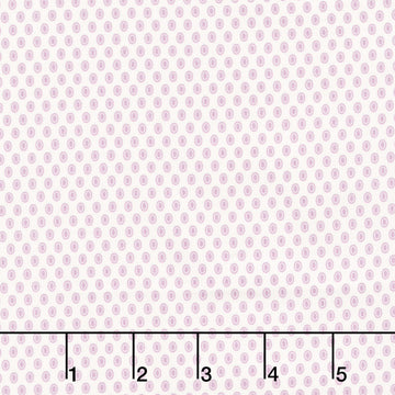 Aunt Grace Goes Scrappy - Oval Dots Lilac Yardage