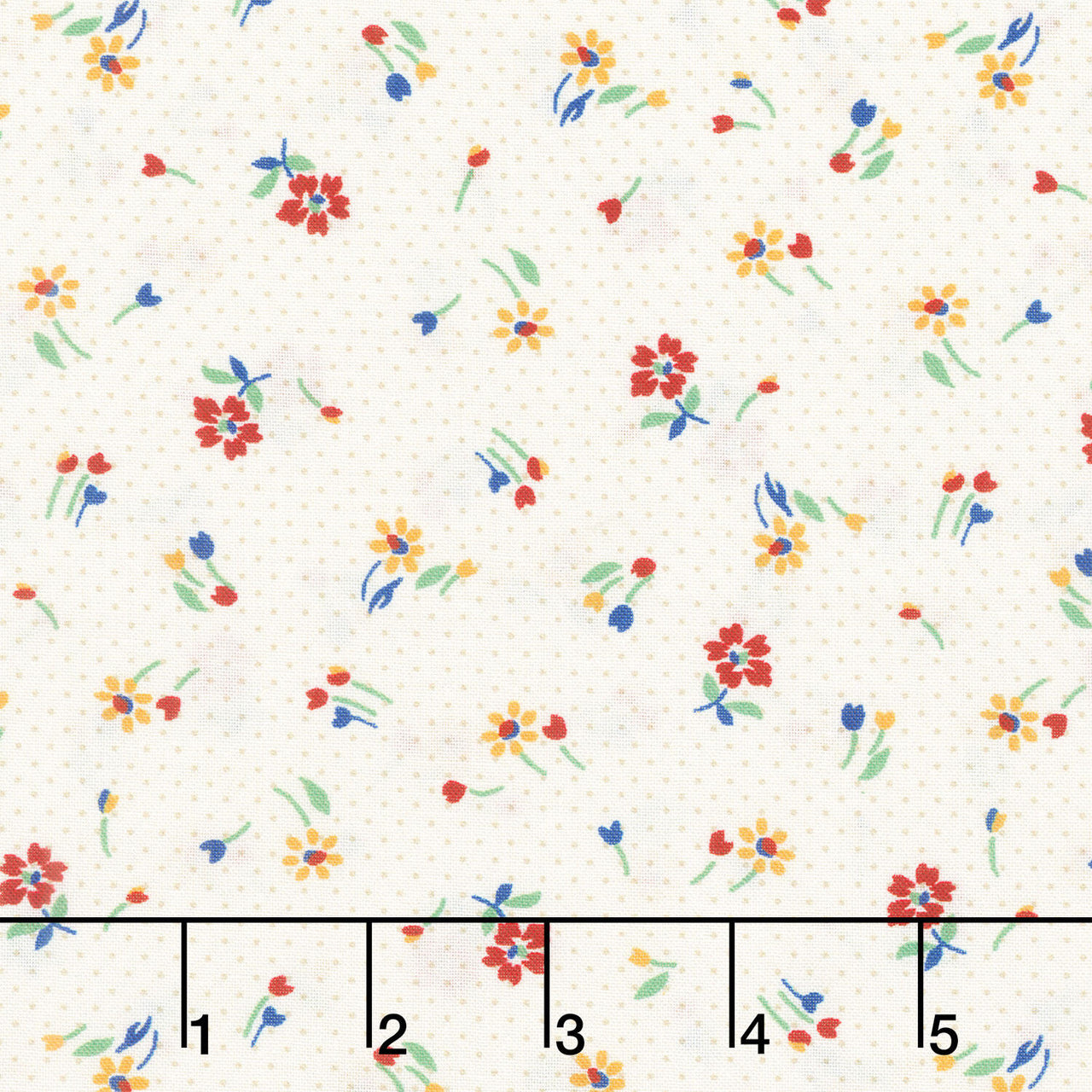 Aunt Grace 108" Premium Quilt Backs - Blooms Cream Yardage