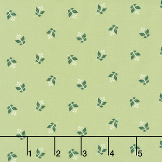 Woof & Warp - Berries Lime Yardage