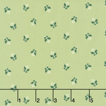 Woof & Warp - Berries Lime Yardage