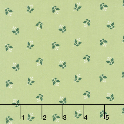 Woof & Warp - Berries Lime Yardage