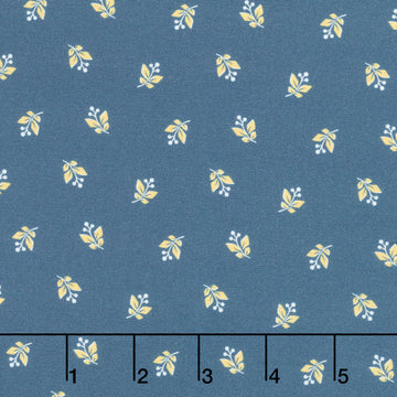Woof & Warp - Tulips Navy Yardage