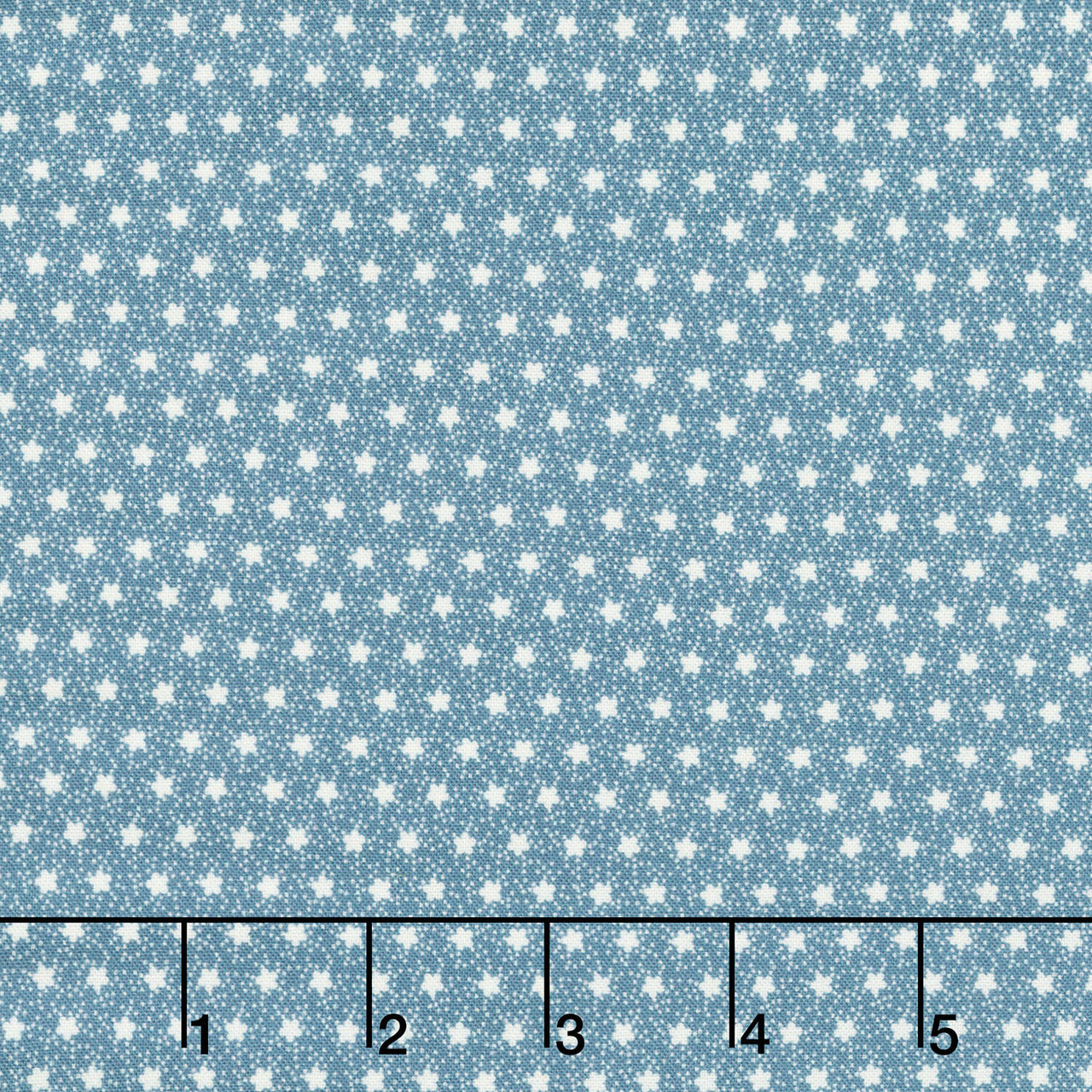 Woof & Warp - Mini Flower Blue Yardage