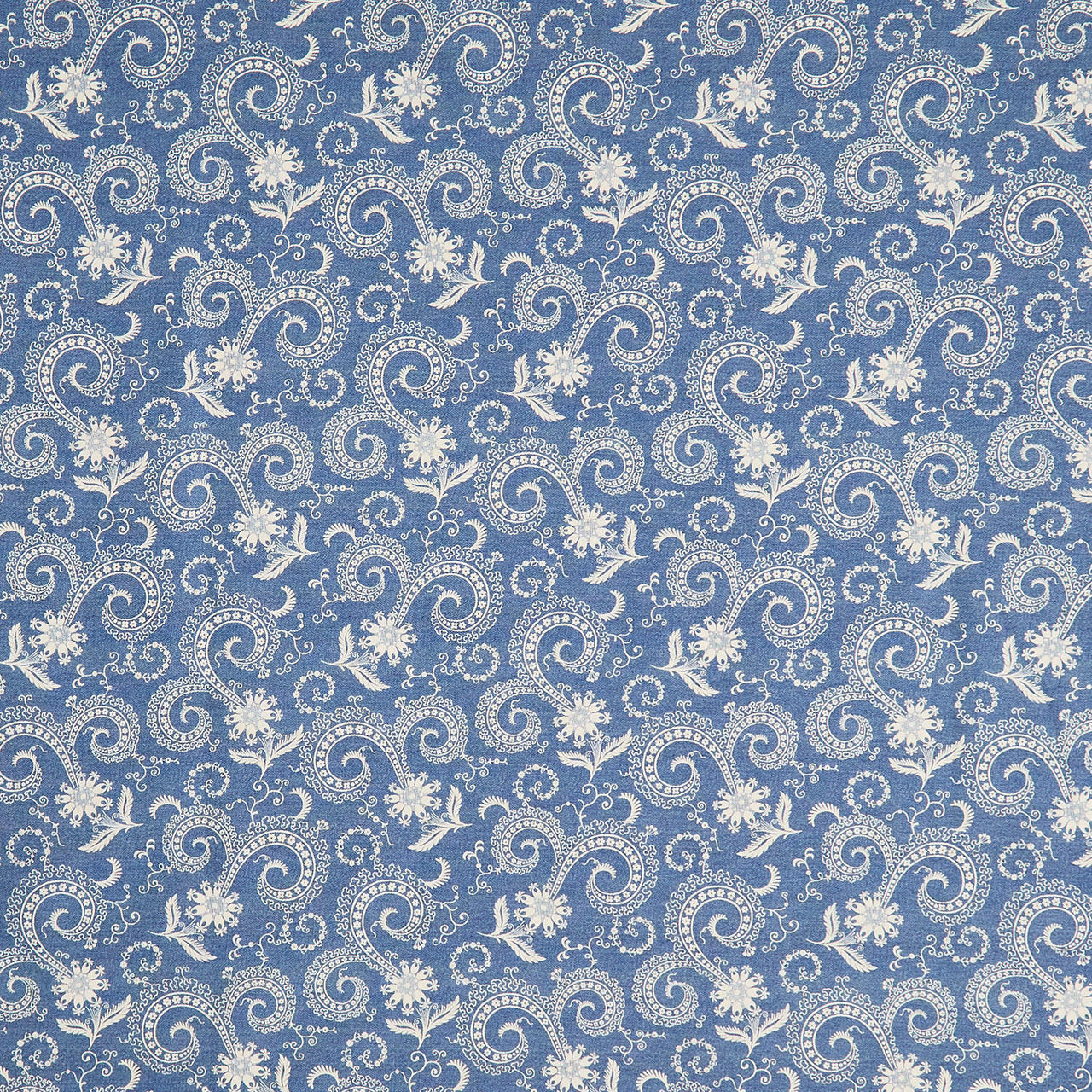 Bandana Bliss - Swirls Denim Yardage