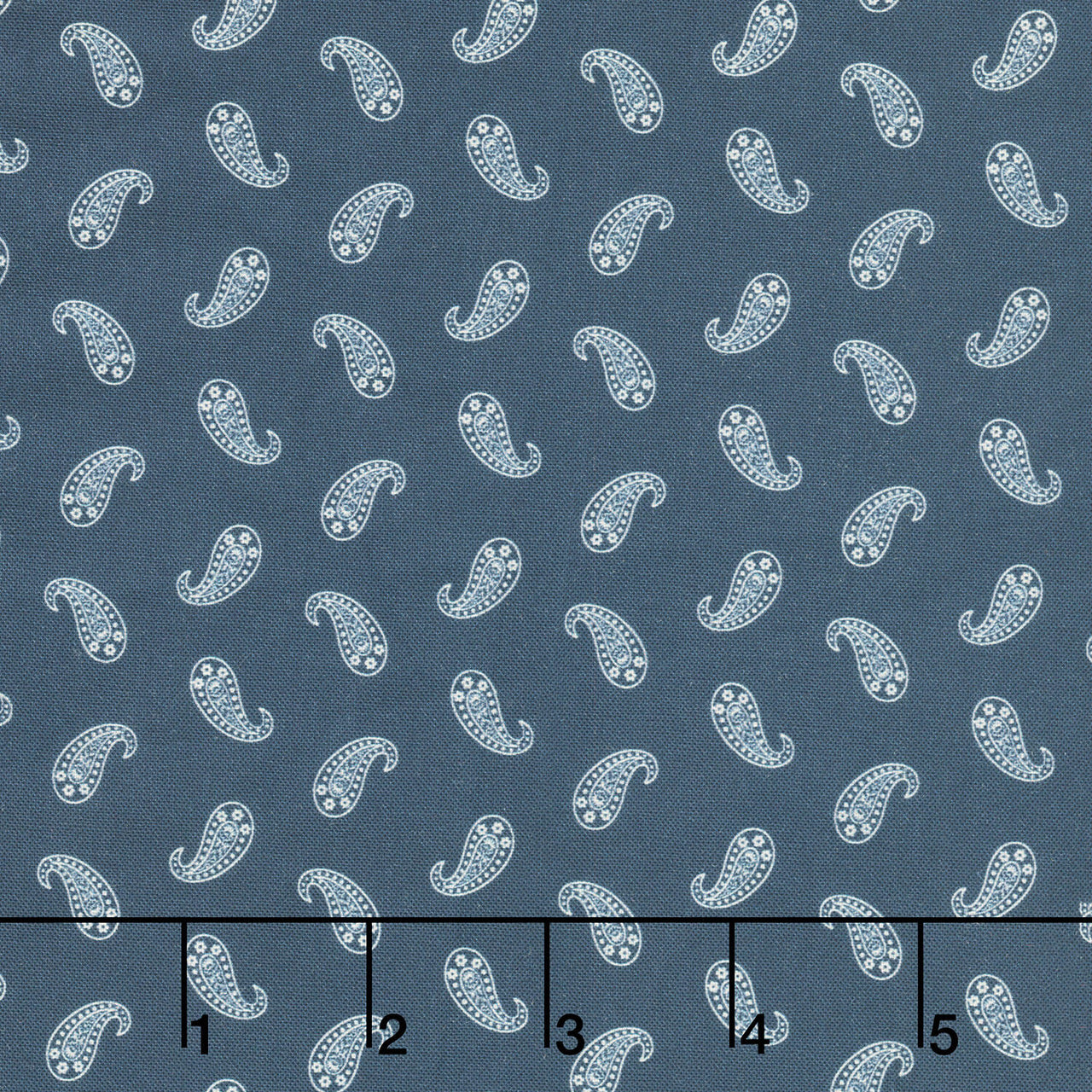 Bandana Bliss - Paisley Navy Yardage