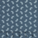 Bandana Bliss - Paisley Navy Yardage