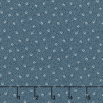 Bandana Bliss - Horseshoes Navy Yardage