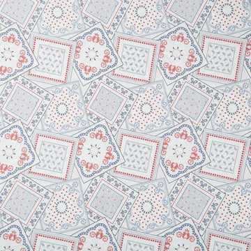 Bandana Bliss - Bandana Patchwork Cream 108" Wide Backing