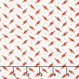 Be My Valentine - Hearts and Arrows Cream Yardage