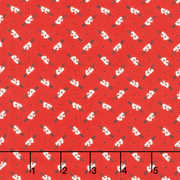 Be My Valentine - Hearts and Arrows Red Yardage