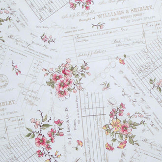 Premium Quilt Backs - Patchwork Cream 108" Wide Backing