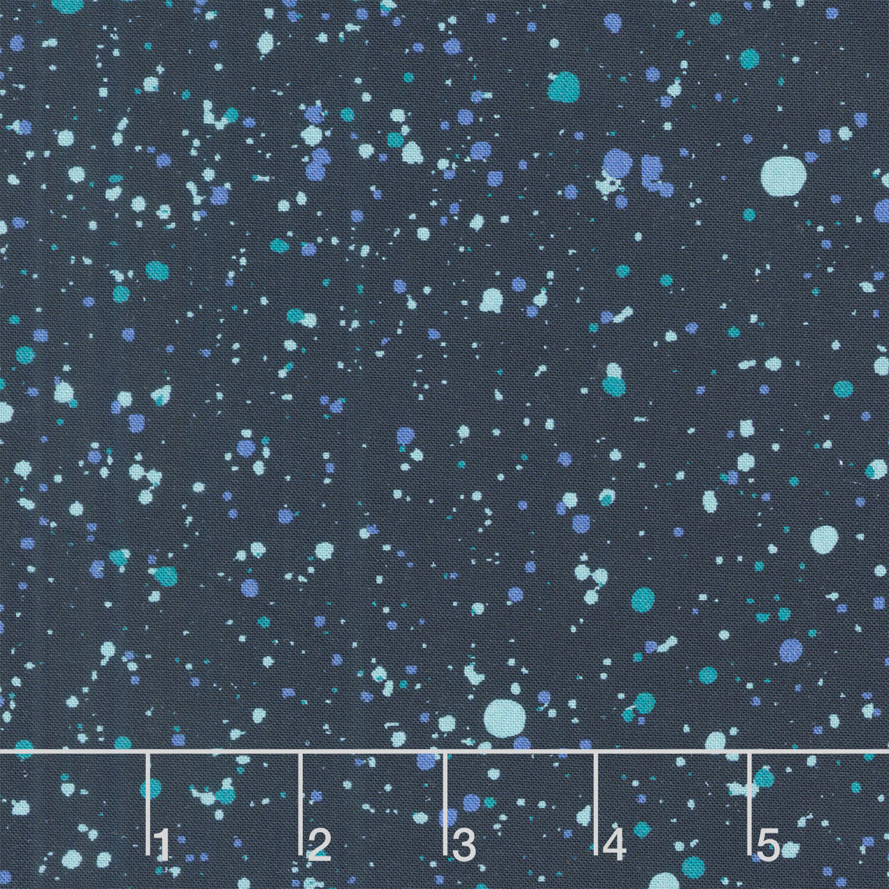 108" Premium Quilt Backs - Splatter Navy 108" Wide Backing