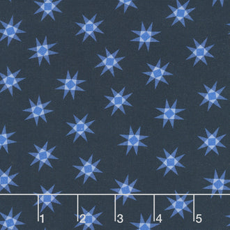 108" Premium Quilt Backs - Radiant Stars Navy 108" Wide Backing
