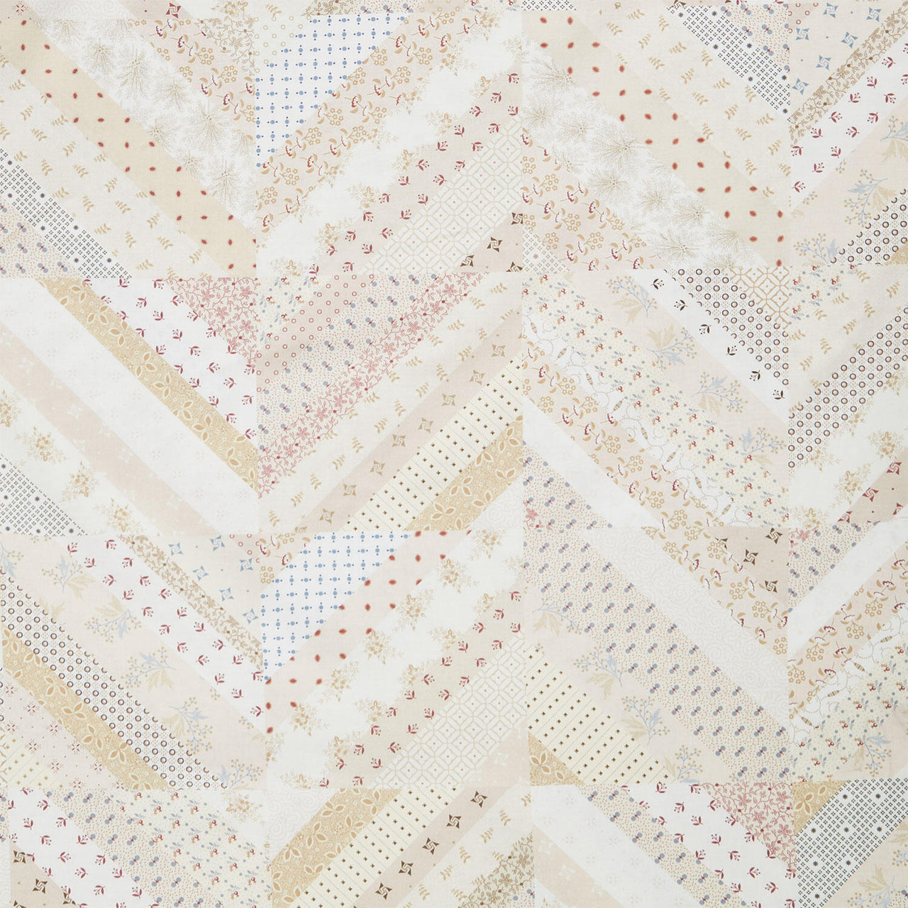 108" Premium Quilt Backs - Scrap Happy Cream 108" Wide Backing