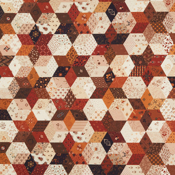 Convenience Cloth - Pam's Stars Cheater Cloth Cheddar Yardage