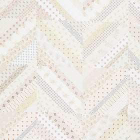 Convenience Cloth - Strip Block Cheater Cloth Cream Yardage