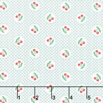 Aunt Grace Goes Bold - Cherries Multi Yardage