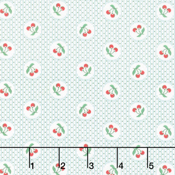 Aunt Grace Goes Bold - Cherries Multi Yardage