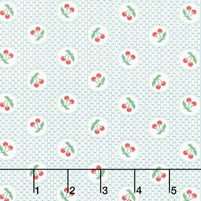 Aunt Grace Goes Bold - Cherries Multi Yardage