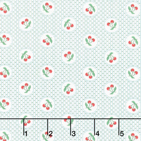 Aunt Grace Goes Bold - Cherries Multi Yardage