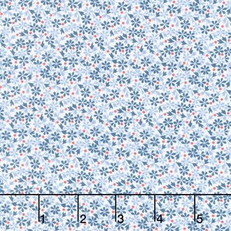 Aunt Grace Goes Bold - Daisy Sky Yardage