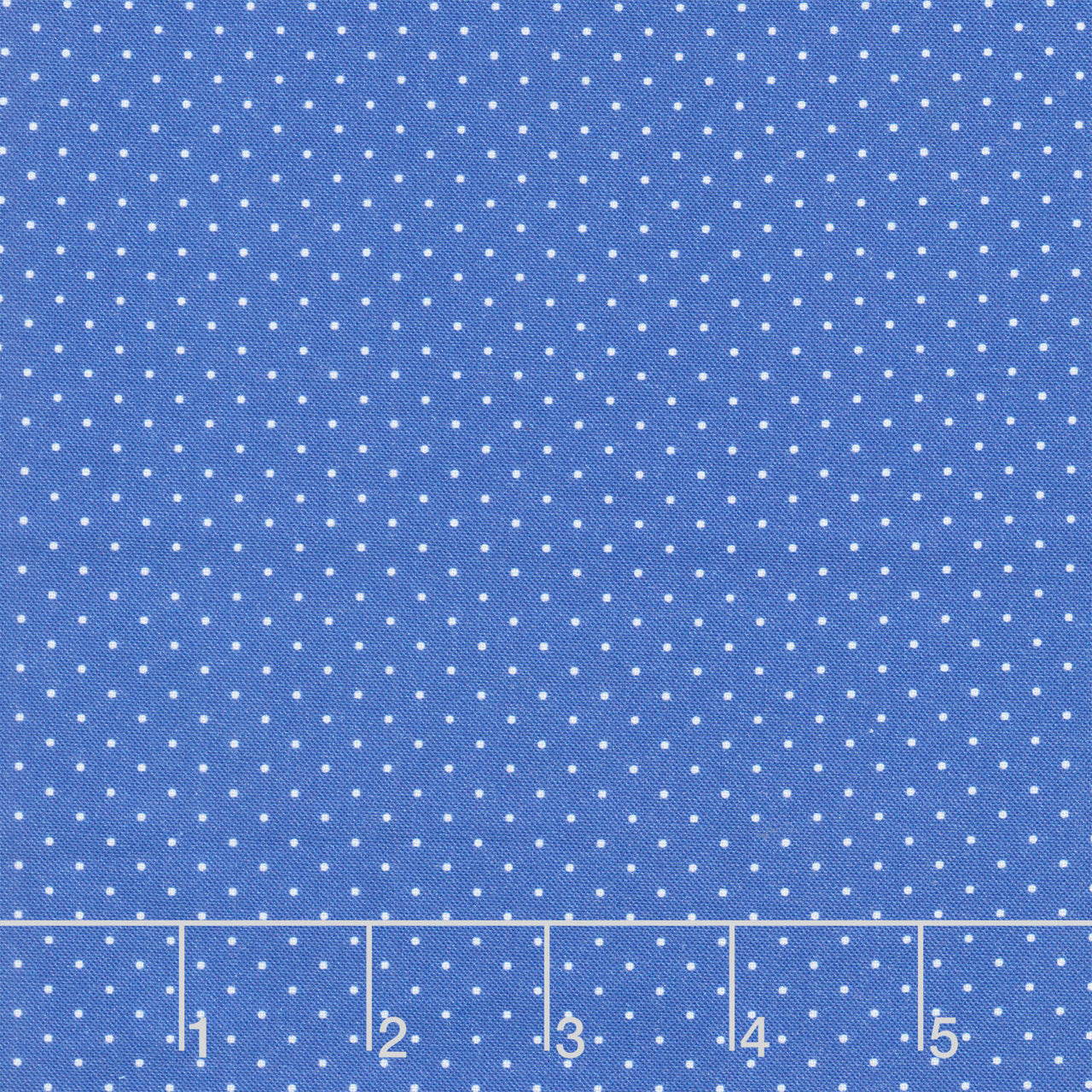 Aunt Grace Goes Bold - Pin Dot Blue Yardage