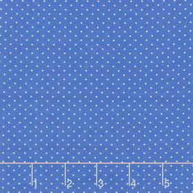 Aunt Grace Goes Bold - Pin Dot Blue Yardage
