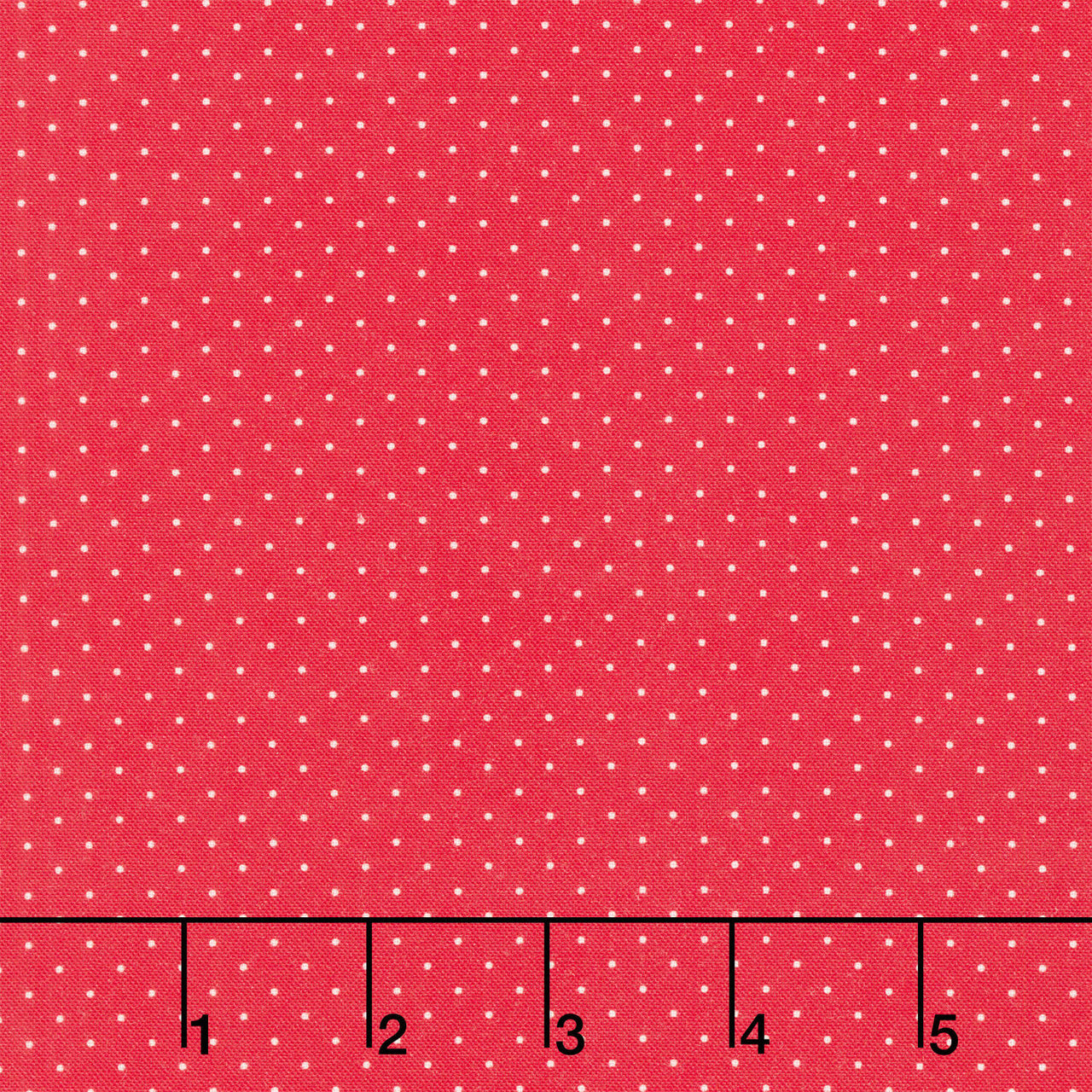 Aunt Grace Goes Bold - Pin Dot Red Yardage