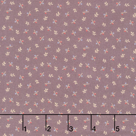 Plumberry Farm - Tossed Plums Mauve Yardage