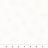 Friends & Flakes - Snowflake Cream Yardage