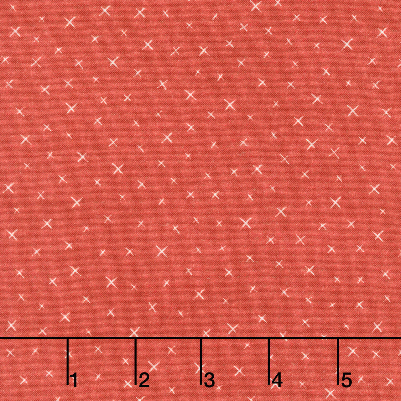 Friends & Flakes - Texture Red Yardage