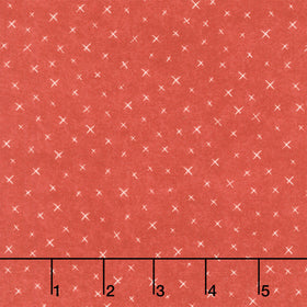 Friends & Flakes - Texture Red Yardage