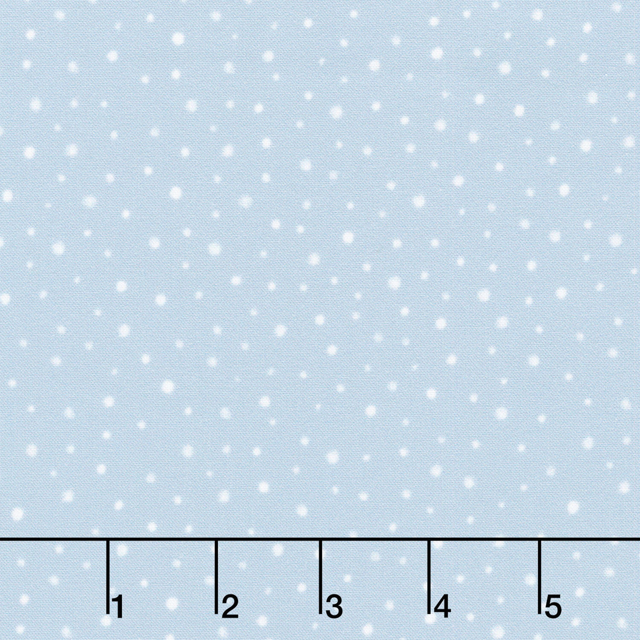 Friends & Flakes - Snowball Blue Yardage