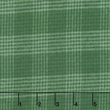 Primo Plaids Flannel - Holiday Cheer Glen Plaid Green Yardage